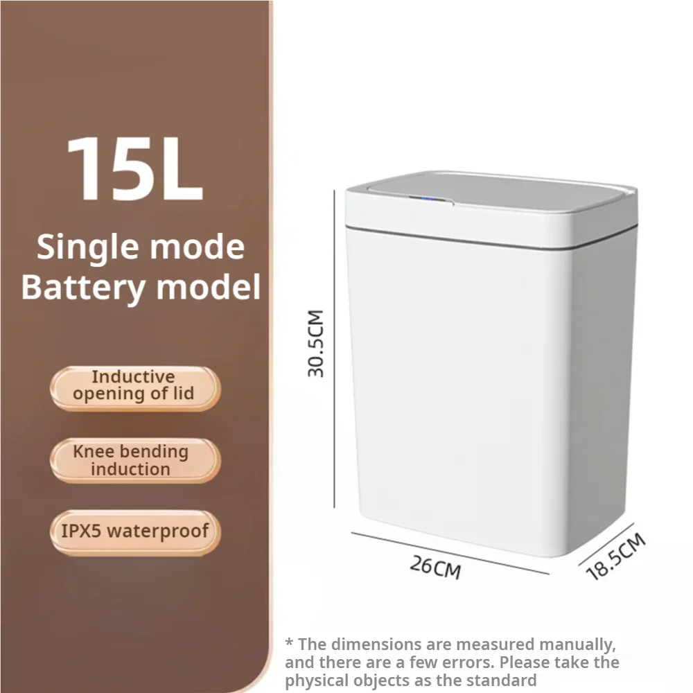 Smart Touchless Trash Can 15L