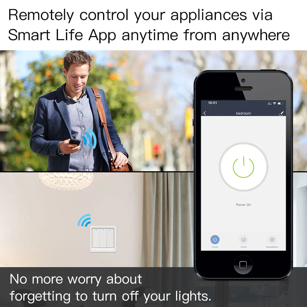 Smart WiFi Wall Switch
