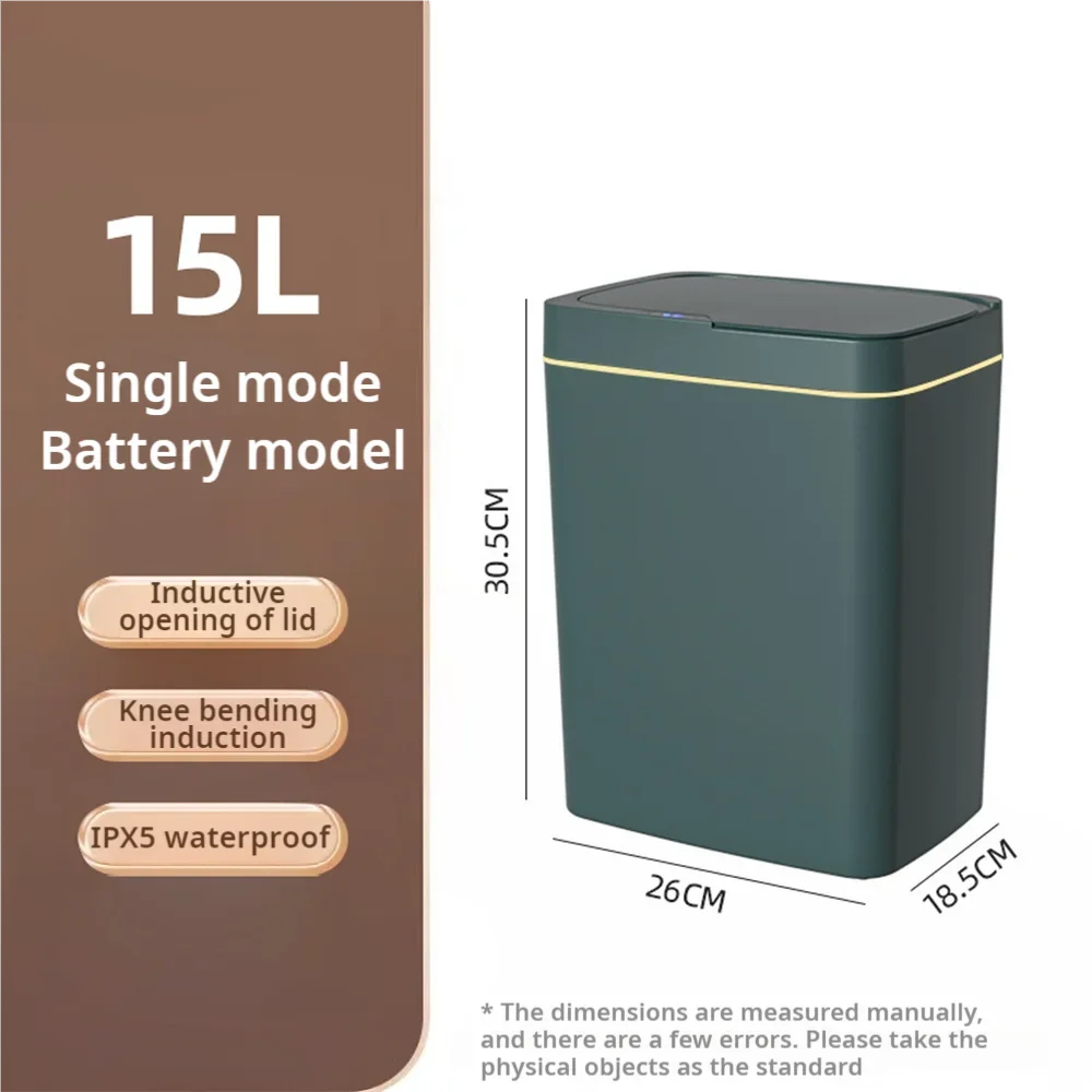 Smart Touchless Trash Can 15L